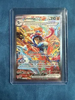 Pokemon Twilight Masquerade Greninja EX Special Illustration Card 214/167 - Image 1