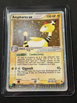 Pokemon EX Dragon Ampharos EX Holo Ultra Rare 89/97 - Image 1