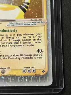 Pokemon EX Dragon Ampharos EX Holo Ultra Rare 89/97 - Image 4