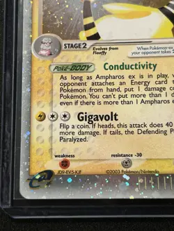 Pokemon EX Dragon Ampharos EX Holo Ultra Rare 89/97 - Image 5