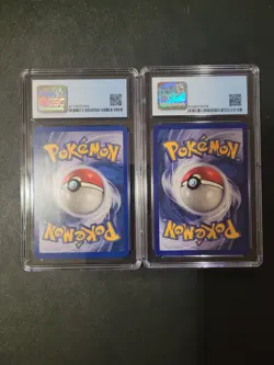 Pokemon Tcg 2 Slab Lot Shadowless Farfetch'd And 1st Ed Erika's Bellsprout 7/7.5 - Image 2