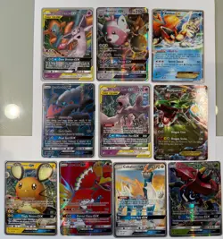 Pokemon Cards Mewtwo Mew GX EX Tag Team World Championships 2015 2019 LOT of 10 - Image 1