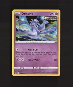 Oricorio SWSH210 Black Star Promo Cosmos Holo Pokemon Card NM - Image 1