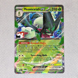 Meowscarada ex 015/193 Holo Play Stamp Pokemon Prize Pack Series Rare Near Mint - Image 4