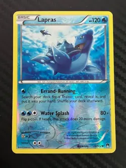 Pokemon TCG Card 2016 XY BREAKpoint Lapras 28/122 Reverse Holo LP - Image 1