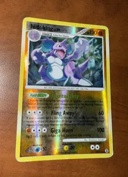 Nidoking Reverse Holo | Platinum Rising Rivals 29/111 | 2009 Pokemon English - Image 1