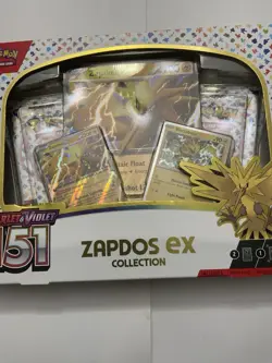 Pokemon TCG Zapdos EX Collection Box Scarlet and Violet 151 English - Image 1