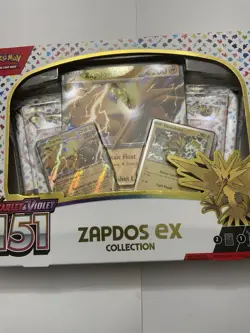 Pokemon TCG Zapdos EX Collection Box Scarlet and Violet 151 English - Image 5