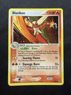 Pokemon Blaziken 1/106- EX Emerald - Holo LP - Image 1