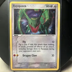 Pokemon TCG Rayquaza 3/17 POP Series 1 2004 Holo Rare - Image 1