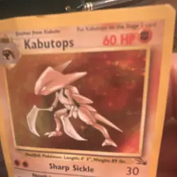 Pokemon Kabutops Fossil Holo Rare 9/62 60HP Wizards of the Coast 1999 English - Image 3