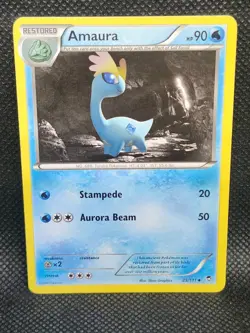Pokemon Amaura Furious Fists 25/11 LP Condition - Image 1