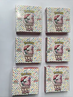 Lot Of 6 Japanese Pokemon 151 booster box - Image 1