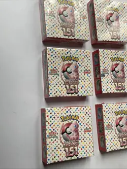 Lot Of 6 Japanese Pokemon 151 booster box - Image 2