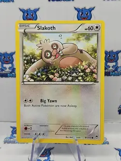 Slakoth 81/111 Pokemon Furious Fists LP - Image 1