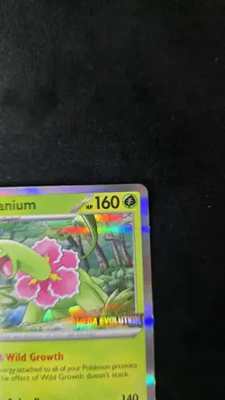 Pokemon TCG Meganium 001 Me: Mega Evolution Promo Holo 2025 English STAMP - Image 4