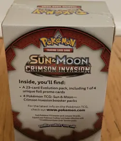 Pokemon Crimson Invasion Sun Moon Prerelease Kit Build and Battle Box Sealed - Image 3
