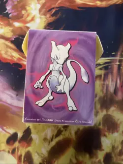 Pokemon Pikachu and Mewtwo Ultra Pro Deck Box 1999 Rare Used - Image 3