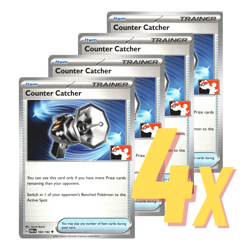 4x Counter Catcher PLAYSET x4 Pokemon Prize Pack NM Play! Stamp Regular TCG - Image 1