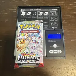 22.48g HEAVY - Pokemon TCG Prismatic Evolution Booster Pack!Possible GOD - Image 1