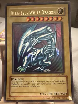 Yu-Gi-Oh! TCG Blue-Eyes White Dragon SDK-001 Ultra Rare Unlimited Edition - Image 4