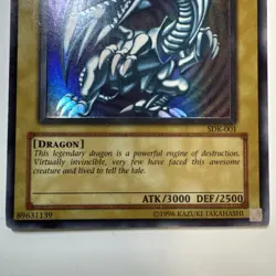 Yu-Gi-Oh! TCG Blue Eyes White Dragon NM #2 - Image 4