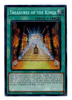 Yu-Gi-Oh! Treasures of the Kings MZTM-EN006 Secret Rare - Image 1