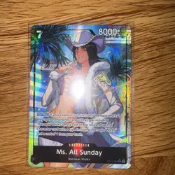 One Piece - Ms. All Sunday OP14-084 Alt Art SR - English 💎 OP14 - Image 1