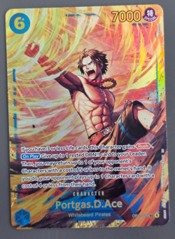 One Piece Carrying On His Will Portgas D Ace OP13-119 SEC English - Image 1