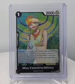 Miss.Valentine(Mikita) OP14-087 The Azure Sea's Seven Foil One-Piece CCG TCG - Image 1