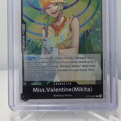 Miss.Valentine(Mikita) OP14-087 The Azure Sea's Seven Foil One-Piece CCG TCG - Image 4