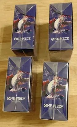 Four (4) ONE PIECE TCG Double Pack Set 9 The Azure Sea's Seven FACTORY SEALED! - Image 4