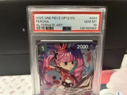 PSA 10 Perona (Alternate Art) OP12-034 Legacy of the Master Foil English - Image 3