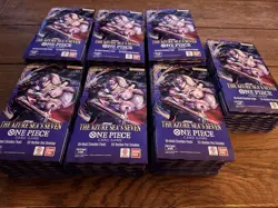 One Piece OP-14 The Azure Sea’s Seven Sleeved Booster Packs (LOT OF 70) - Image 1
