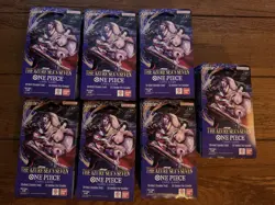 One Piece OP-14 The Azure Sea’s Seven Sleeved Booster Packs (LOT OF 70) - Image 2