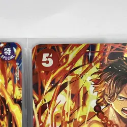 One Piece TCG Sabo OP05-007 & Portgas.D.Ace ST15-005 Illustration Box 5 NMT! - Image 4
