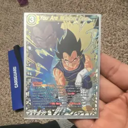 Bandai Dragon Ball Super Card Game You Are Number One SCR Foil Vegeta Goku - Image 1