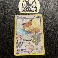 Eevee - RC14/RC25 - Pokemon Legendary Treasures Radiant Collection Card NM - Image 1