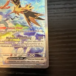 Pokemon Zapdos EX TCG Holo Ultra Rare Card Scarlet & Violet 202/165 - Image 2