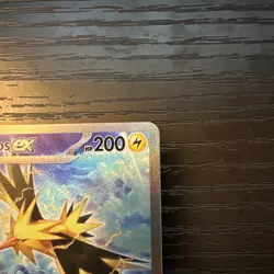 Pokemon Zapdos EX TCG Holo Ultra Rare Card Scarlet & Violet 202/165 - Image 5