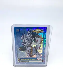 Ultimate DIGIMON 56 WereGarurumon U7 of 8 holo prism Card 2000 Digital Monsters - Image 2