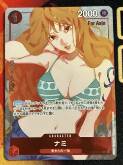 ONE PIECE Card Game Nami OP01-016 R Premium Girls Edition For Asia - Image 1