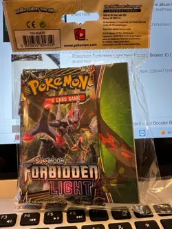 (1X) NEW Pokemon SUN & MOON Forbidden Light Mini 60 Card album binder + PACK - Image 2