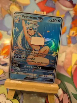 Pokemon Anime Waifu Primarina GX Rare Full Art Doujin ACG Custom Art Card - Image 1