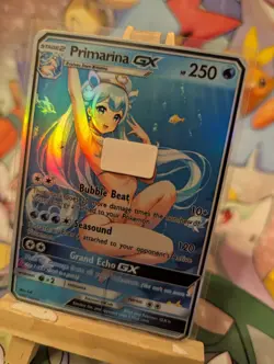 Pokemon Anime Waifu Primarina GX Rare Full Art Doujin ACG Custom Art Card - Image 2