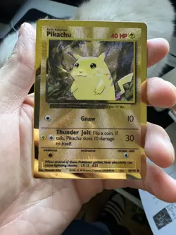 Charizard and Pikachu Gold Metal Card Ultra Premium Collection Box Promo Card - Image 5