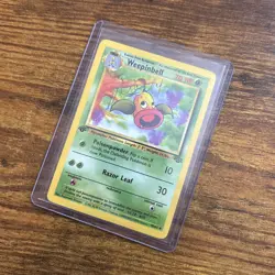 Pokemon TCG Weepinbell Base Jungle Set, 1st Edition Uncommon Card 48/64 MP/LP - Image 3