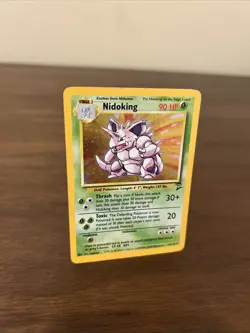 Pokemon TCG Nidoking Base Set 2 Holo Rare Card 11/130 WOTC LP - Image 2