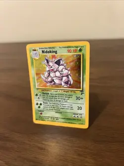 Pokemon TCG Nidoking Base Set 2 Holo Rare Card 11/130 WOTC LP - Image 3
