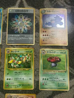 Pokemon Card Lot Of 10 Holos Japanese Vintage Various Condition Machamp Pinsir - Image 3